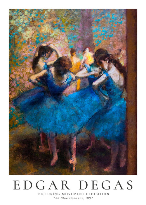 Illustration av blå ballerinas