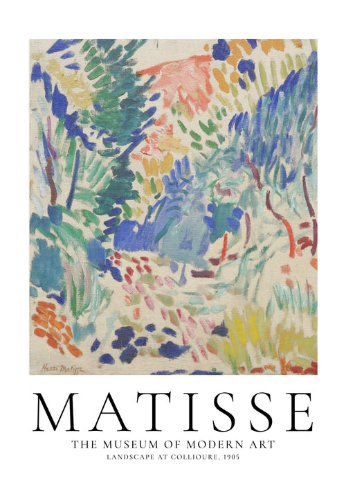 Henri Matisse LANDSCAPE AT COLLIOURE, 1905 - Unframed art print
