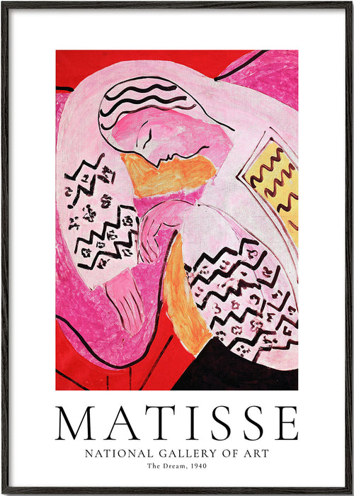 Matisse-illustration av sovande figur