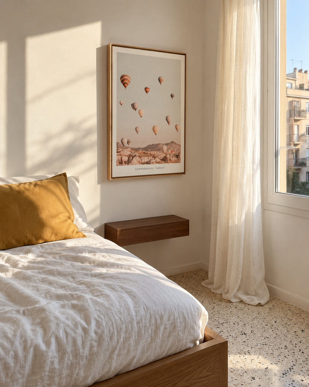 CAPPADOCIA, TURKEY - Framed canvas in an interior