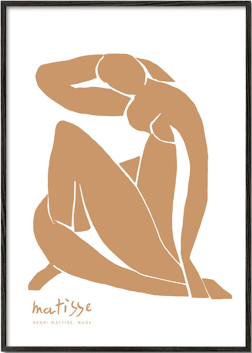 Illustration av kvinnlig figur i minimalistisk stil