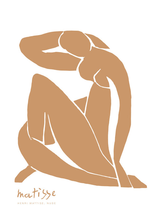 Illustration av kvinnlig figur i minimalistisk stil