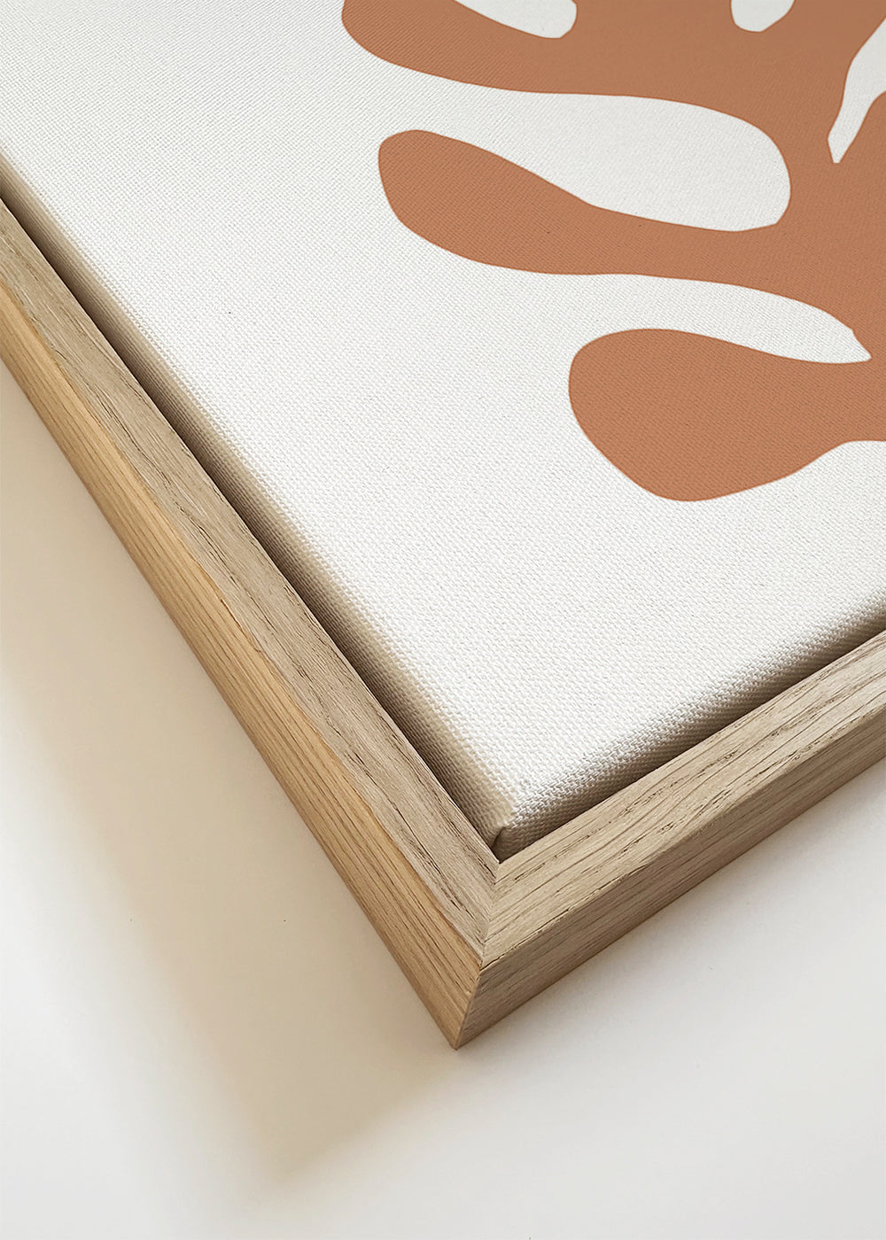 Botanisk poster utklippt blad i Matisse-stil