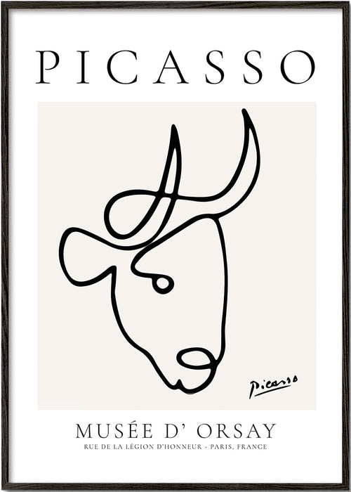 Tjur i Picassos enkla linje