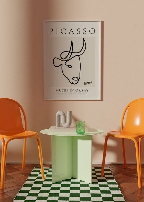 Tjur i Picassos enkla linje