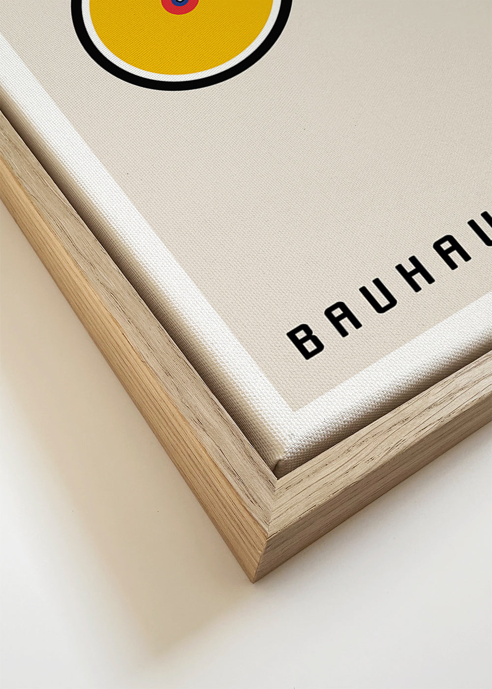 Geometrisk poster Bauhaus cykel