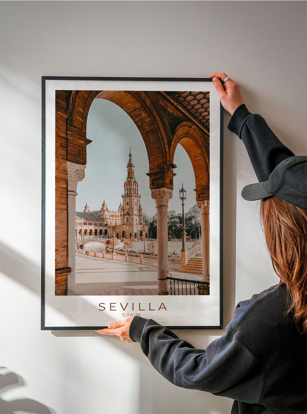 Kökskonst Sevilla: valvbågar runt torget