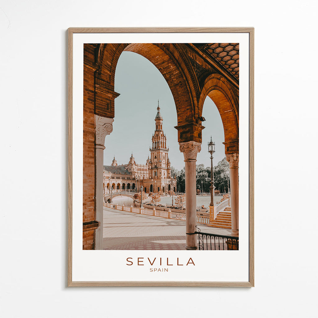 Kökskonst Sevilla: valvbågar runt torget