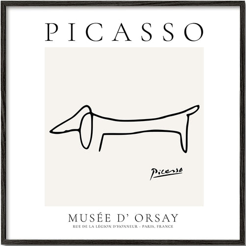 Linjehund i Picassostil