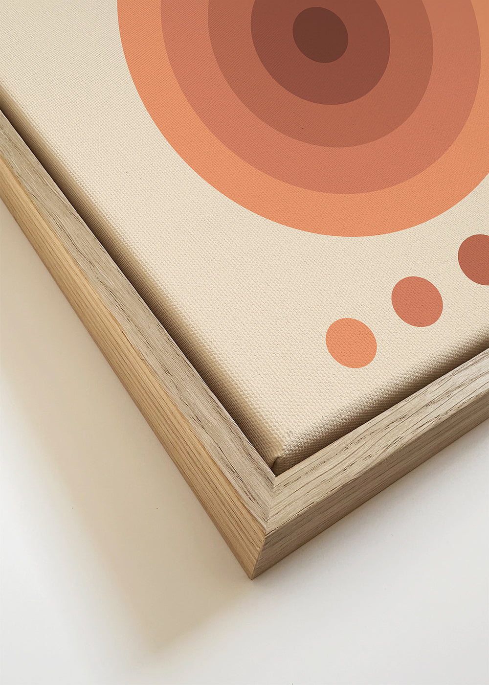 Geometrisk poster Bauhaus koncentriska cirklar