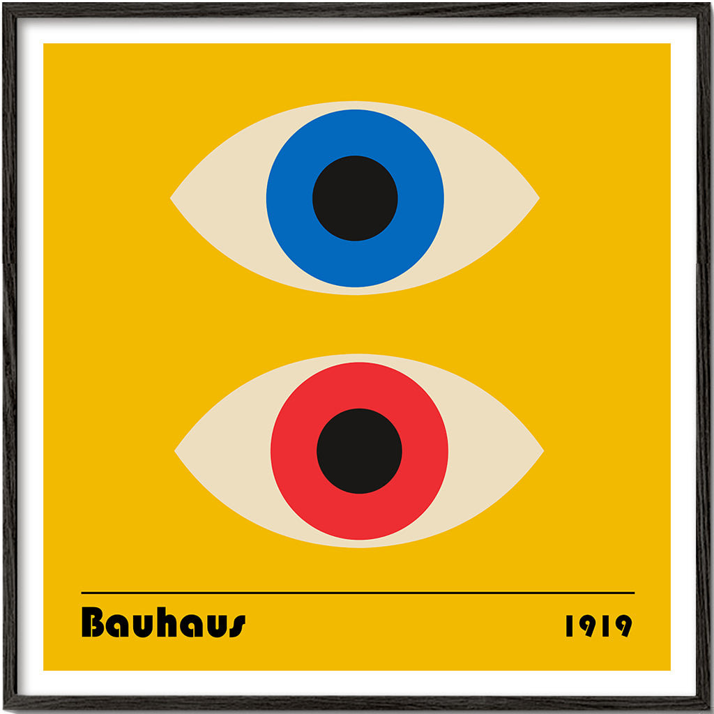 Geometrisk tavla med Bauhaus-ögon