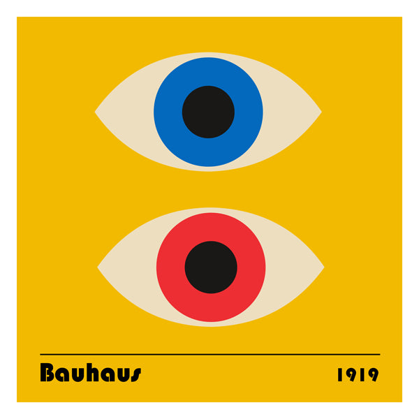 Geometrisk tavla med Bauhaus-ögon