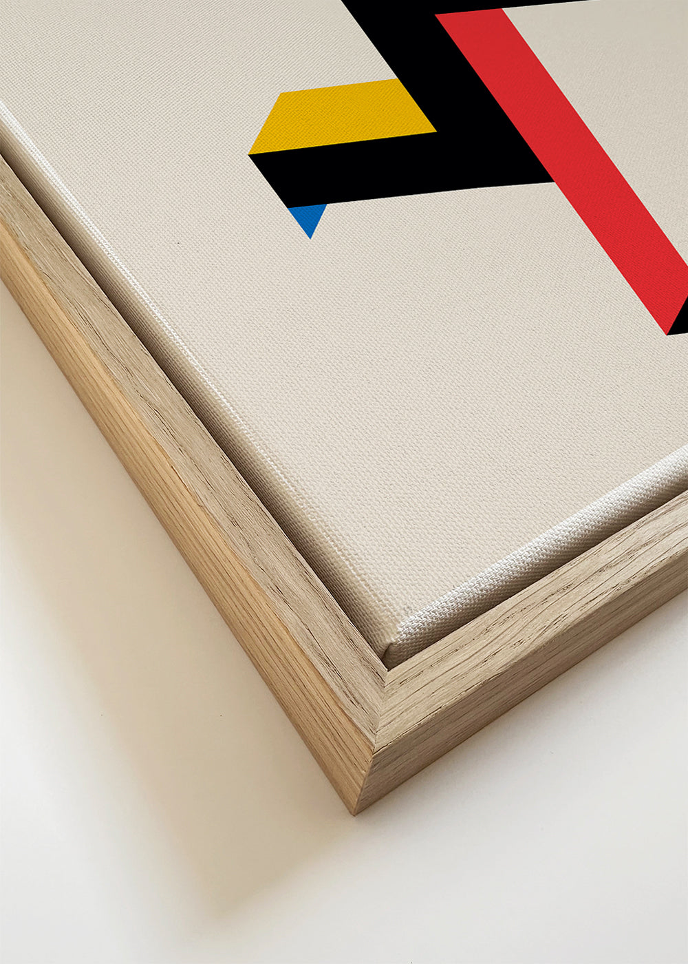 Geometrisk poster Bauhaus med isometriska block