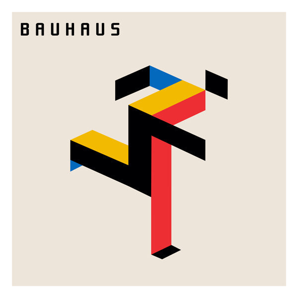 Geometrisk poster Bauhaus med isometriska block