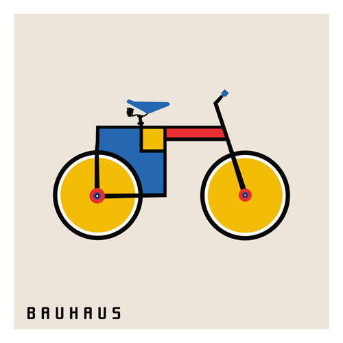 Bauhaus cykelillustration