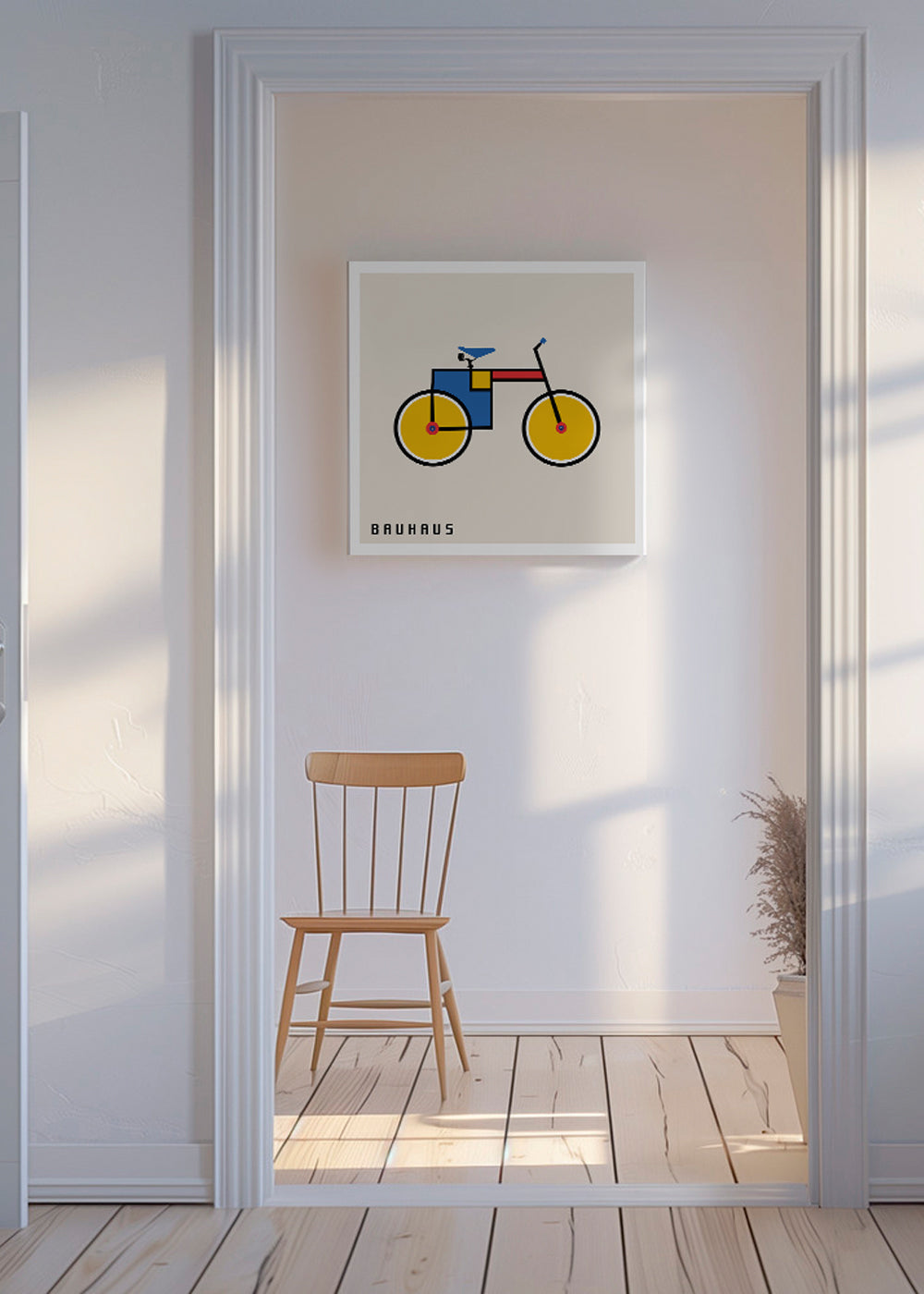 Bauhaus cykelillustration