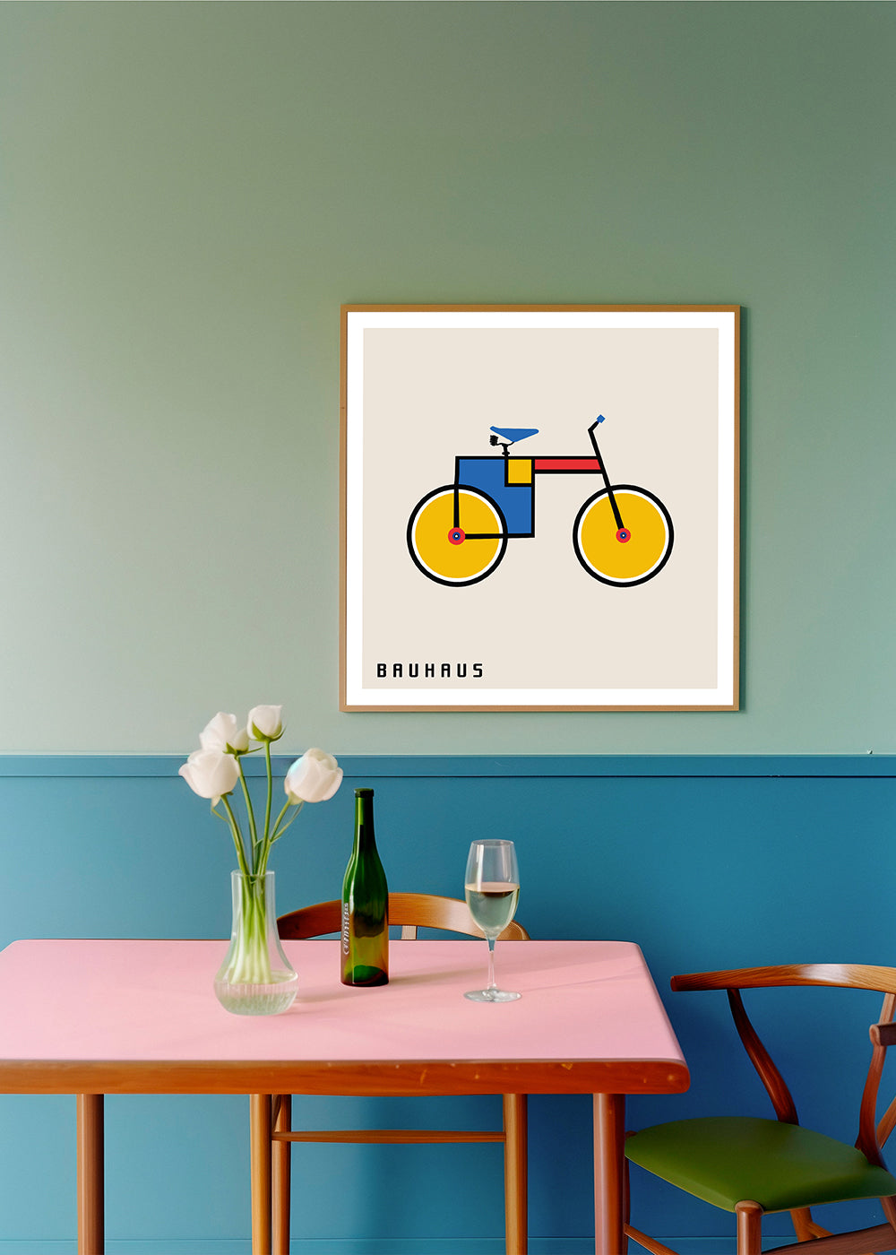Bauhaus cykelillustration