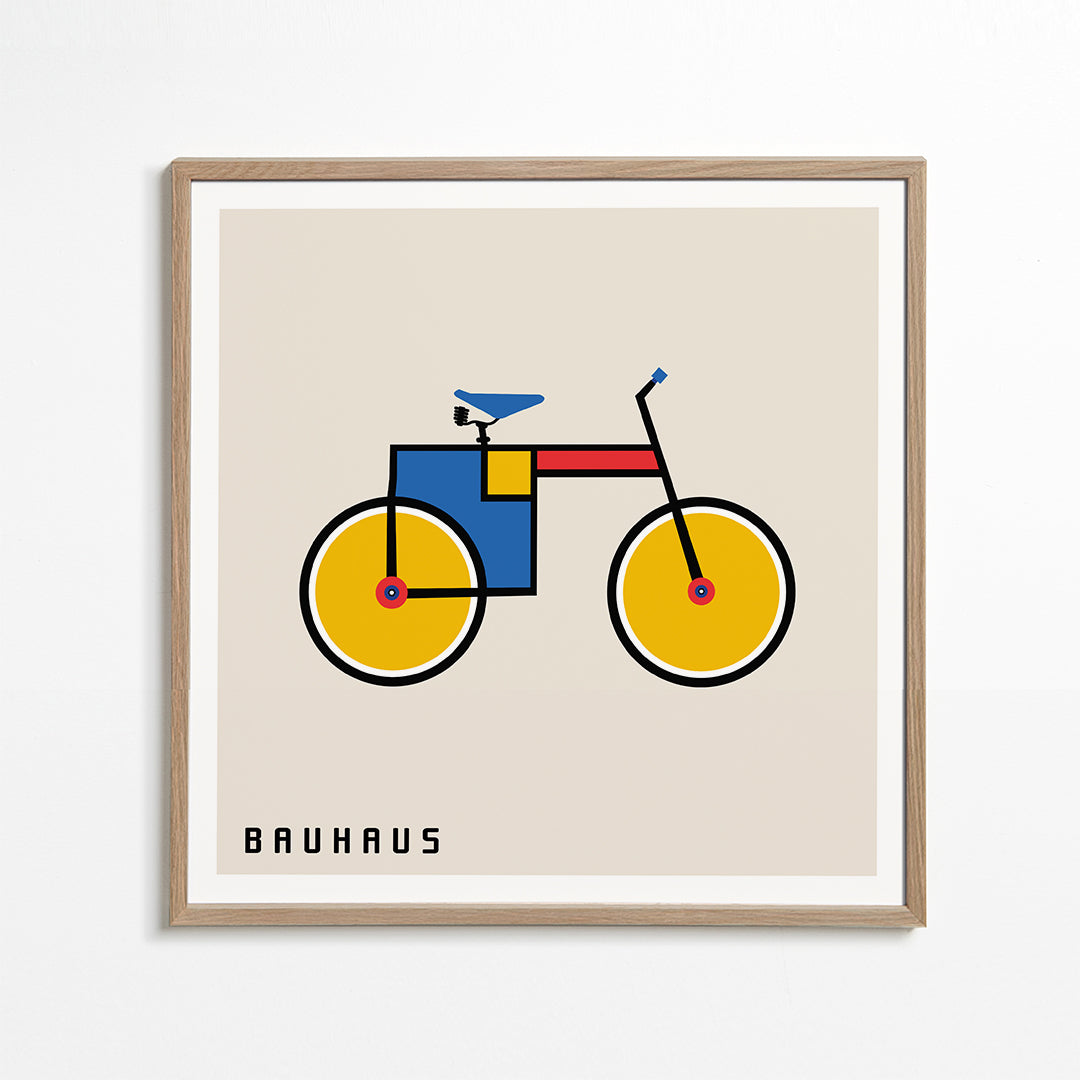 Bauhaus cykelillustration