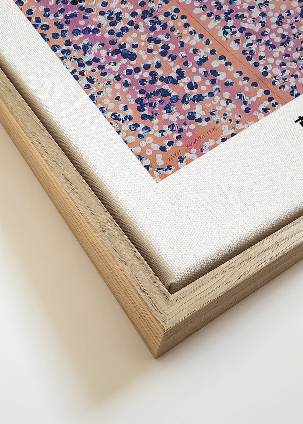 Illustrationsposter japanskt prickmönster