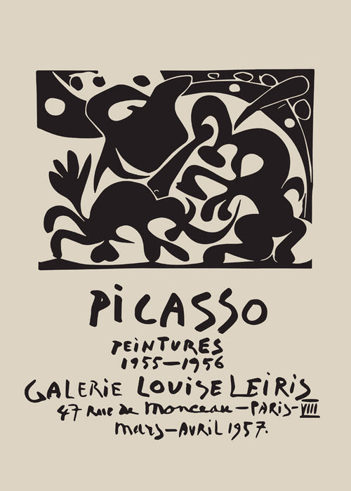 Vintage utställningsaffisch Picasso