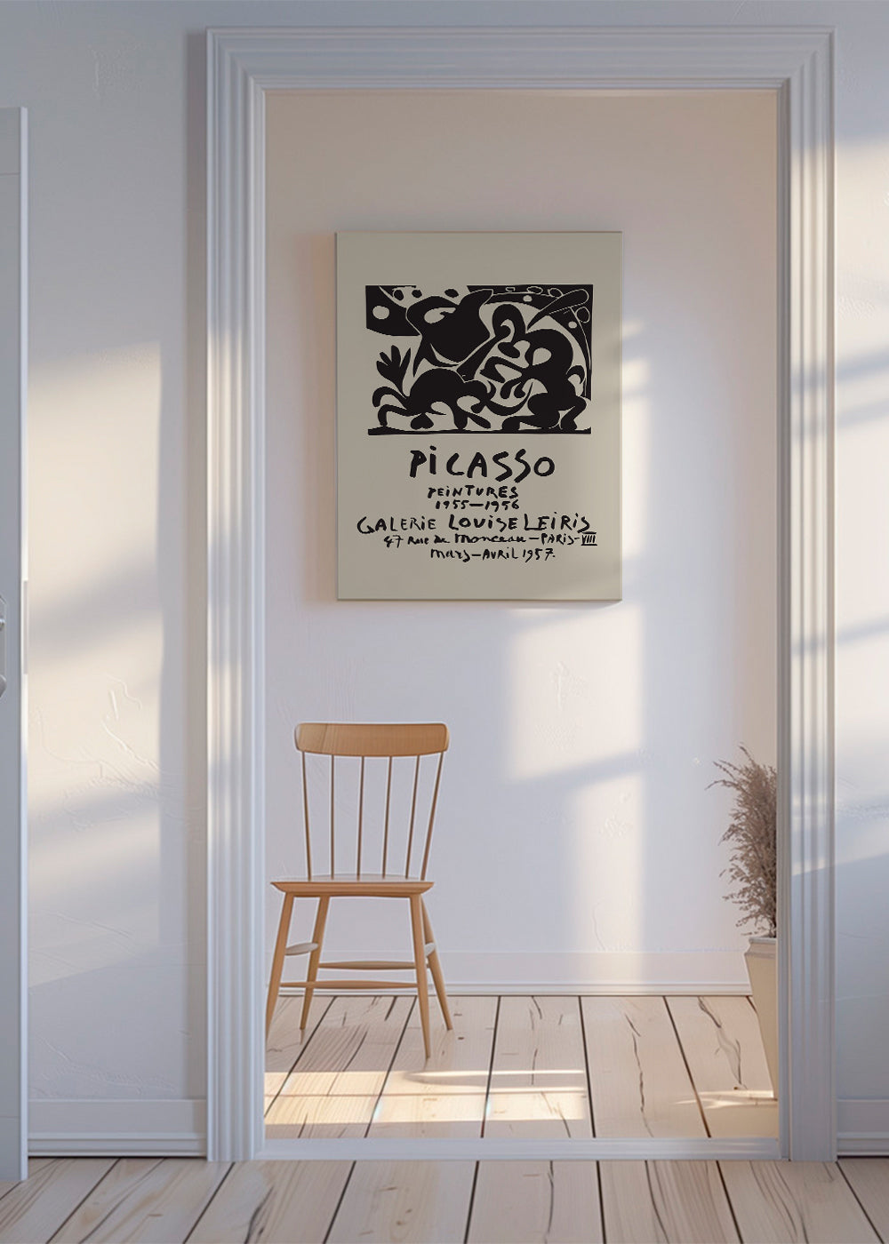 Vintage utställningsaffisch Picasso