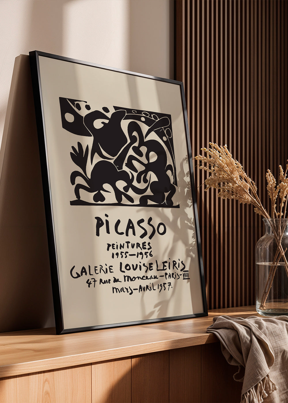 Vintage utställningsaffisch Picasso