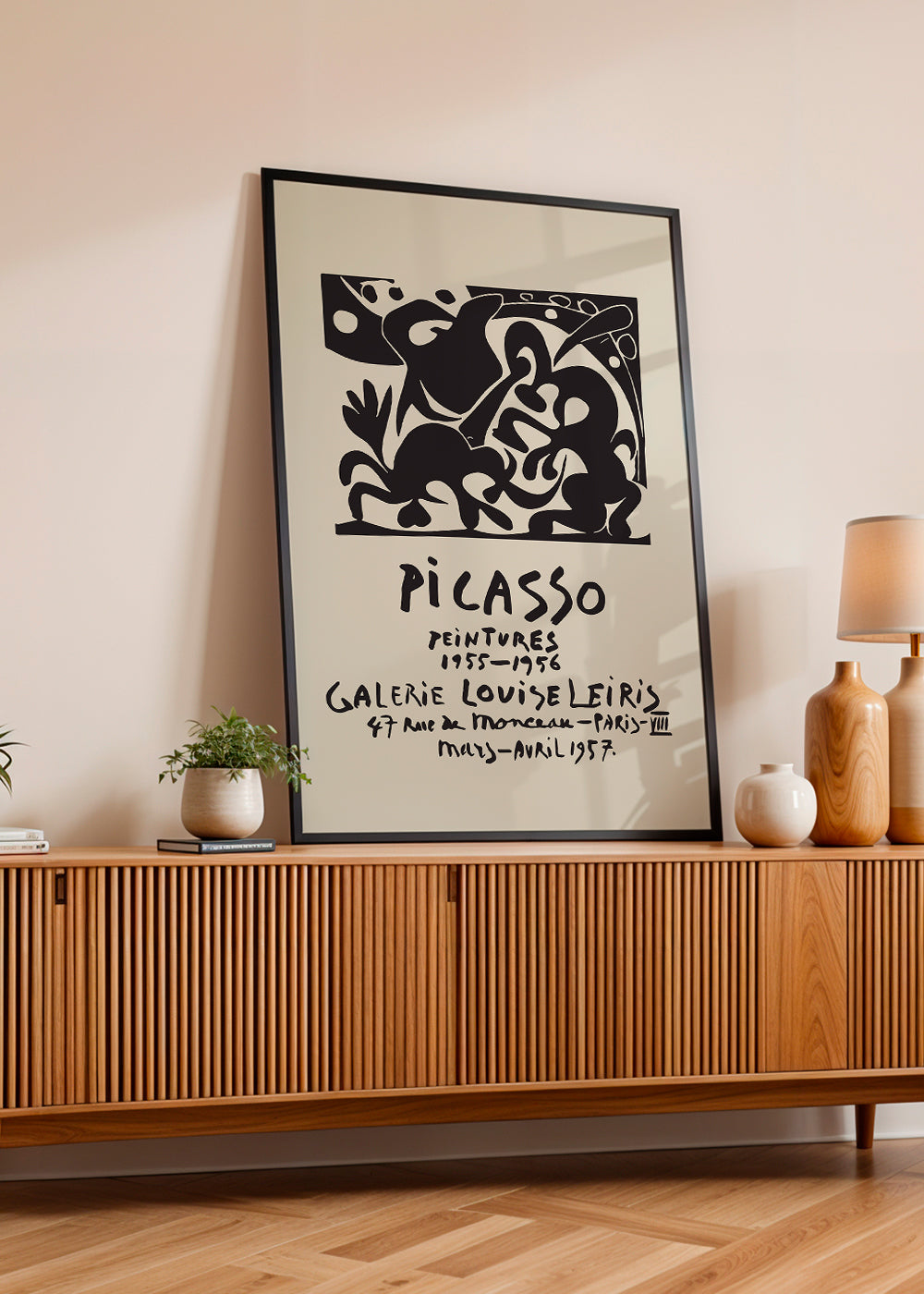 Vintage utställningsaffisch Picasso