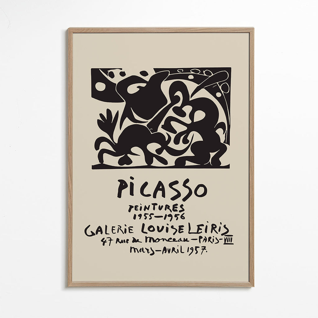 Vintage utställningsaffisch Picasso