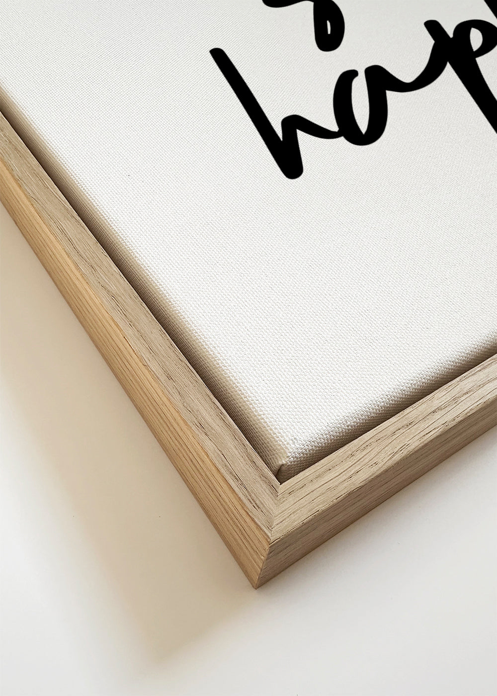 Handskriven typografisk illustration