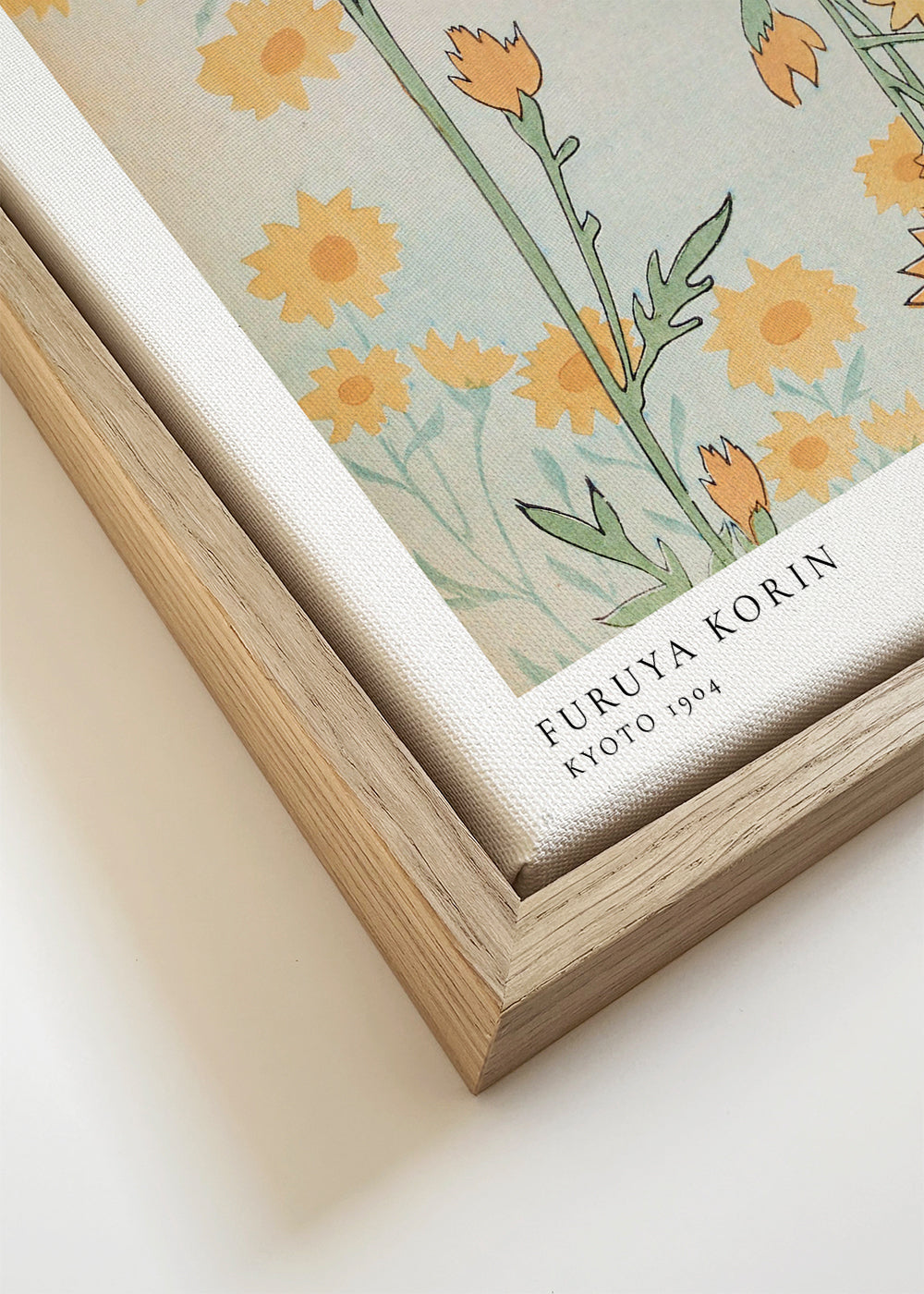 Botanisk poster Korin: stiliserade japanska blommor