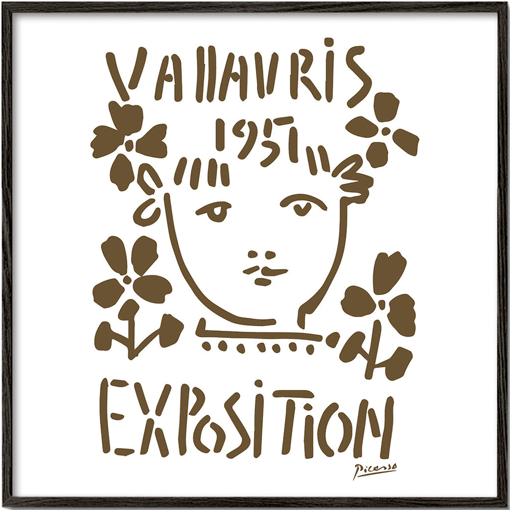 Vintage poster Vallauris Exposition 1951