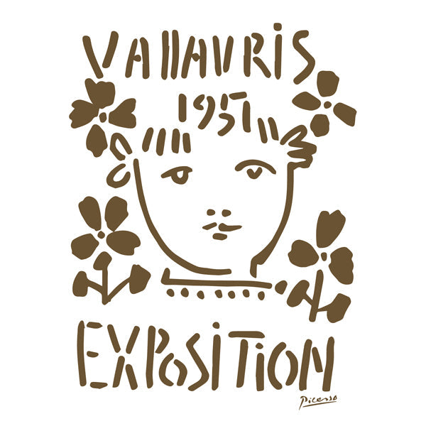Vintage poster Vallauris Exposition 1951