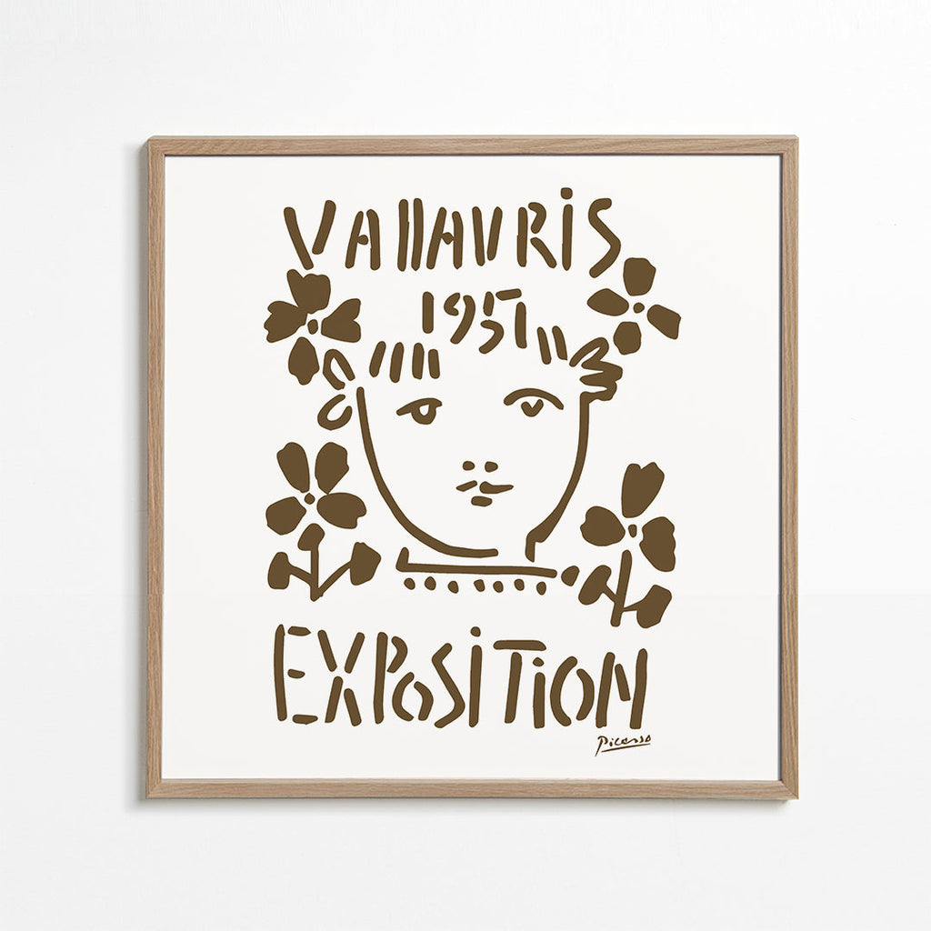 Vintage poster Vallauris Exposition 1951