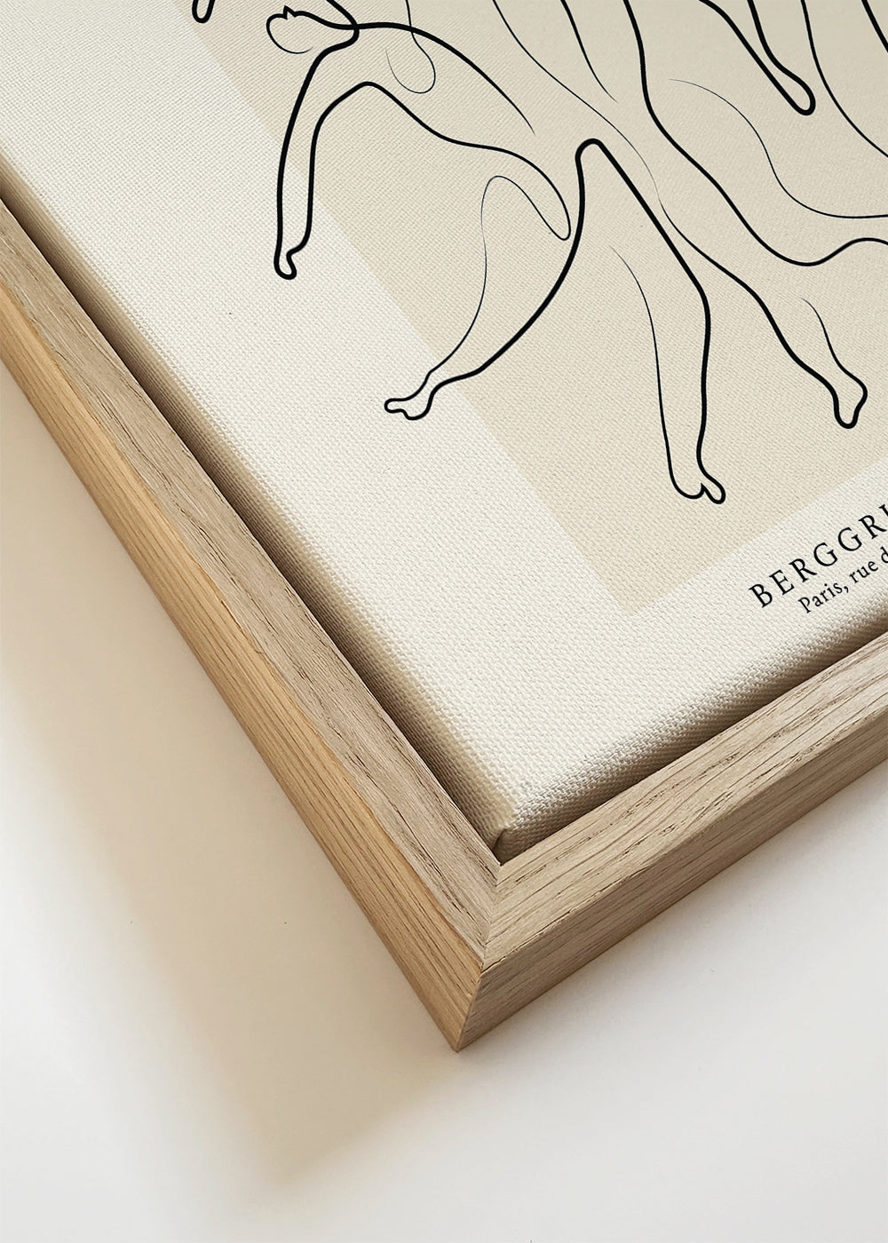 Illustration av dansande figurer i ett enda streck