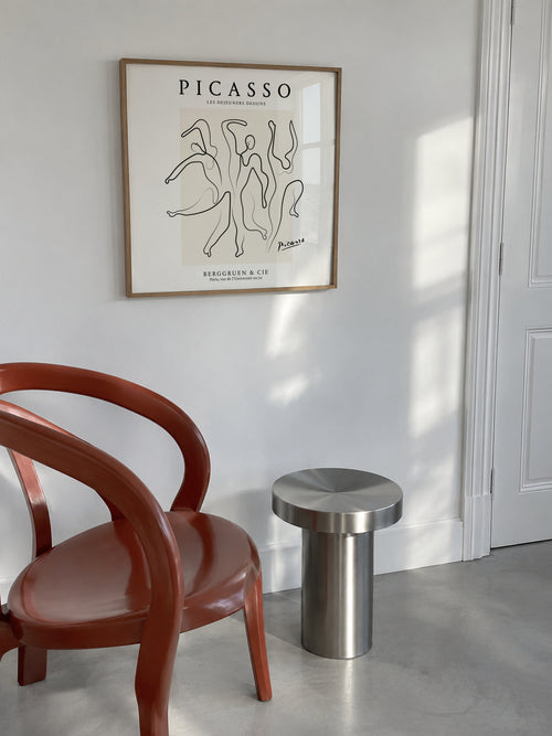 Pablo Picasso The Three Dancers Sktech poster - Square - Framed poster in an interior