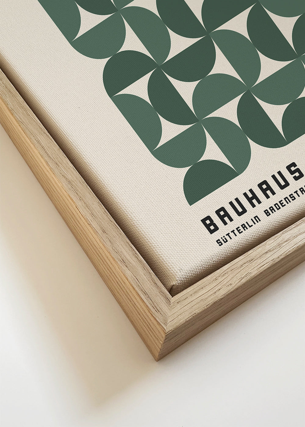 Geometrisk poster Bauhaus grön 1923