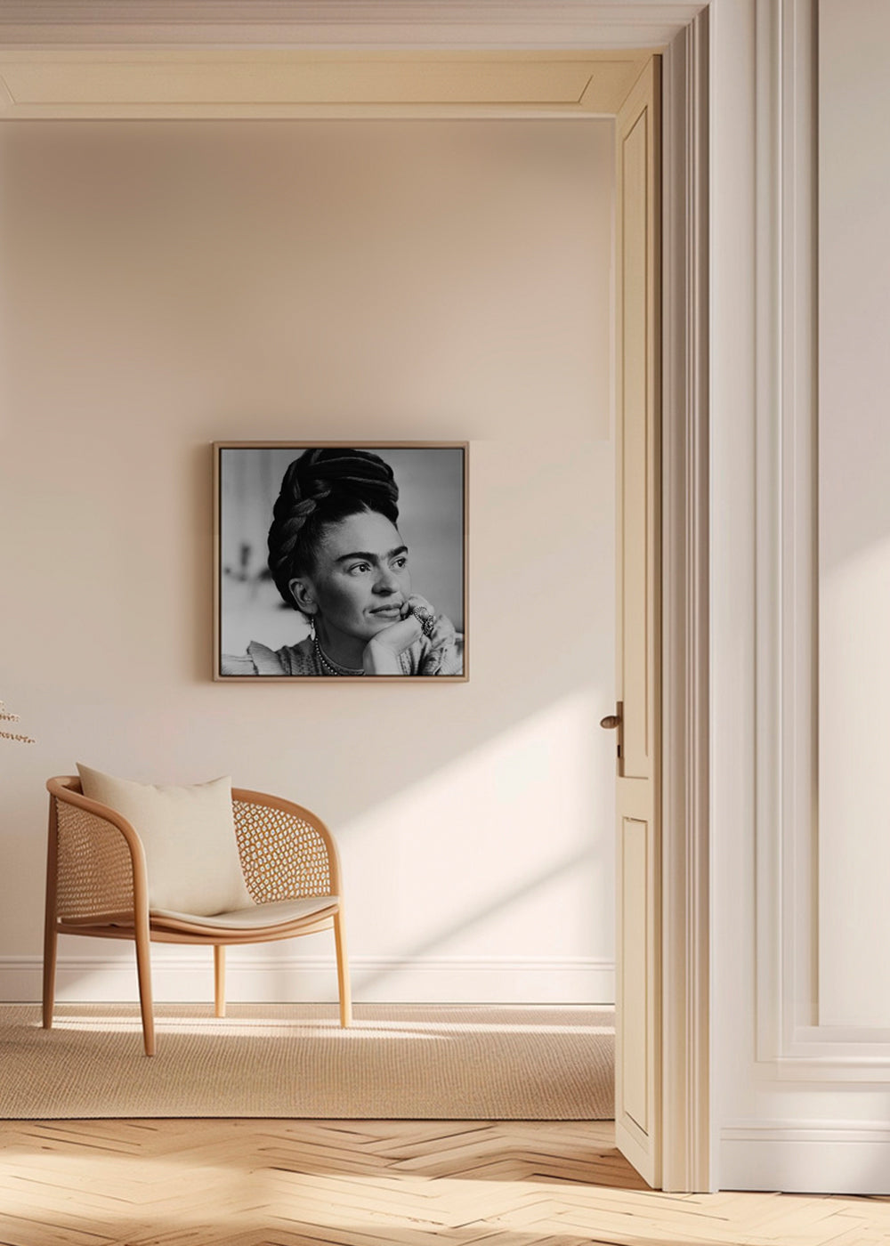 Fotografi porträtt svartvitt med vintagekänsla
