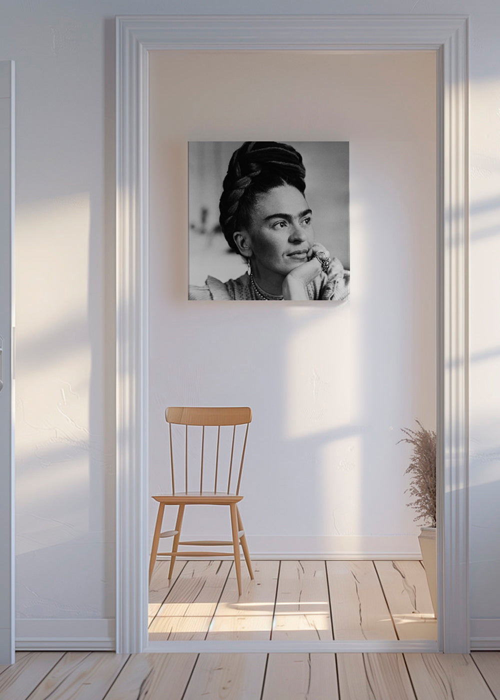 Fotografi porträtt svartvitt med vintagekänsla