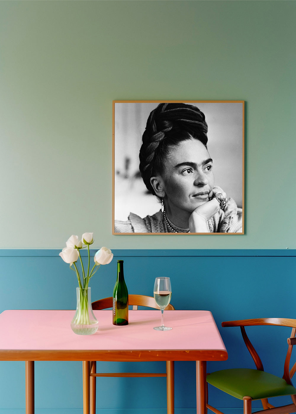 Fotografi porträtt svartvitt med vintagekänsla
