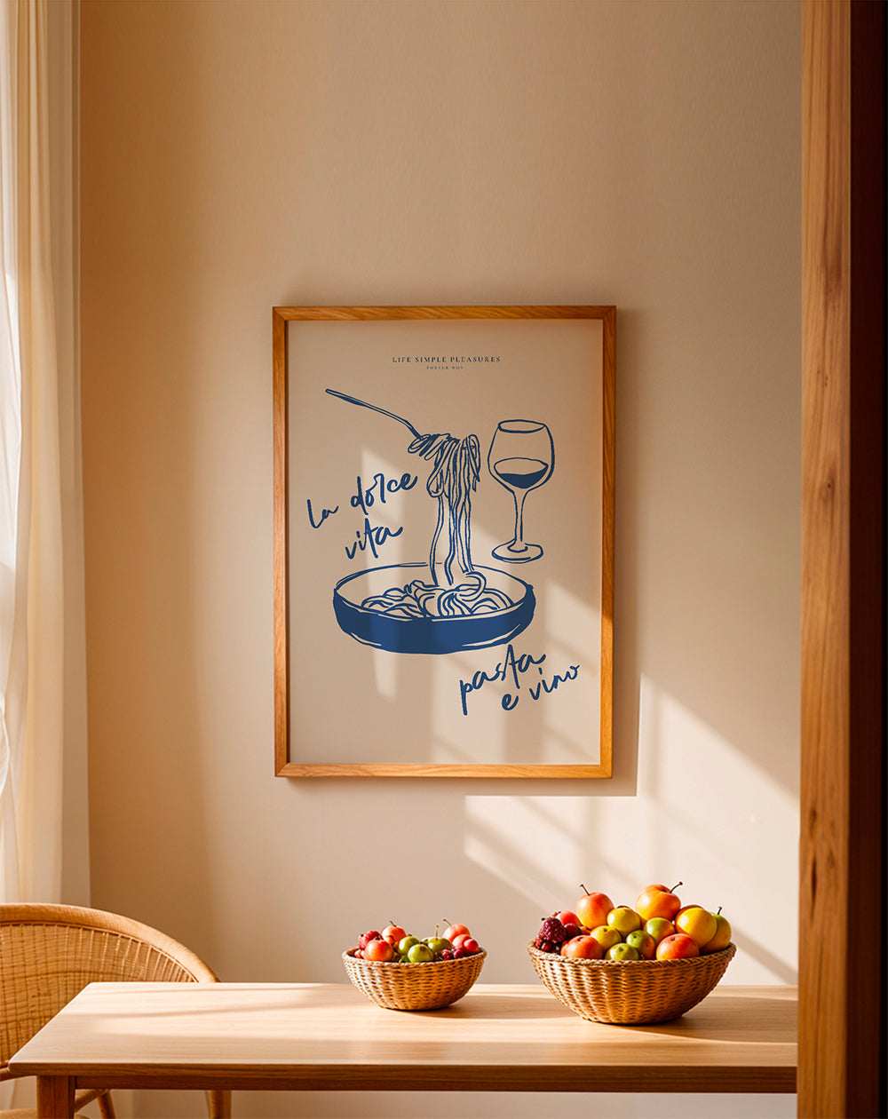 Kökskonst La Dolce Vita pasta och vin