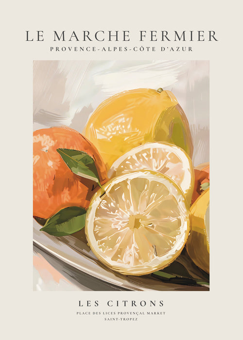 Kökskonst Citrus från marknaden