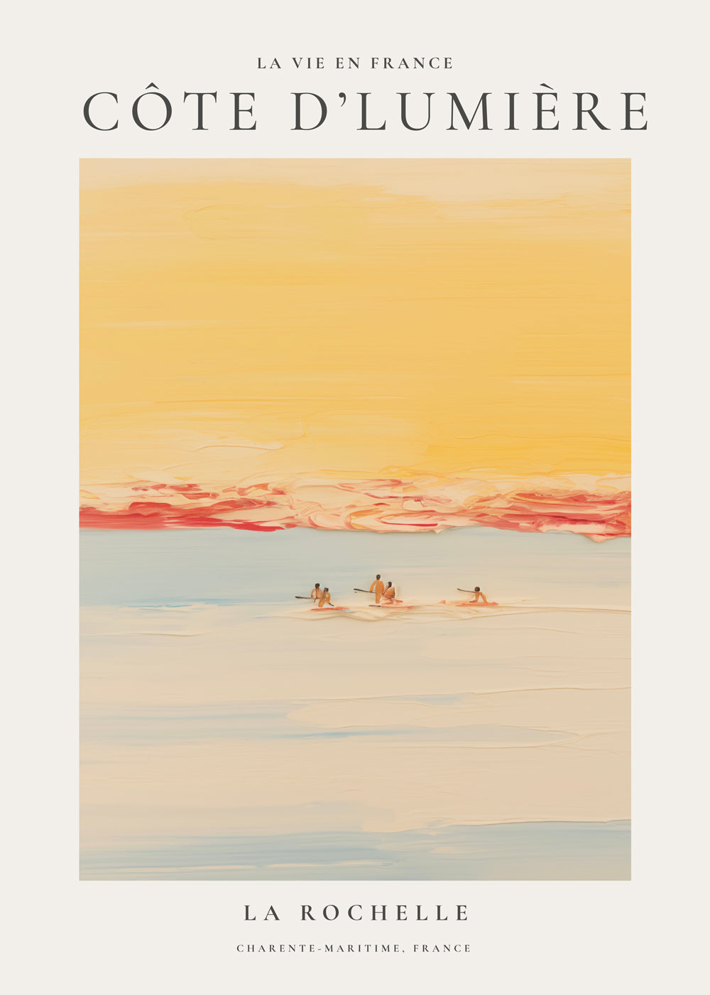 Kökskonst: Côte d'Lumière kustposter