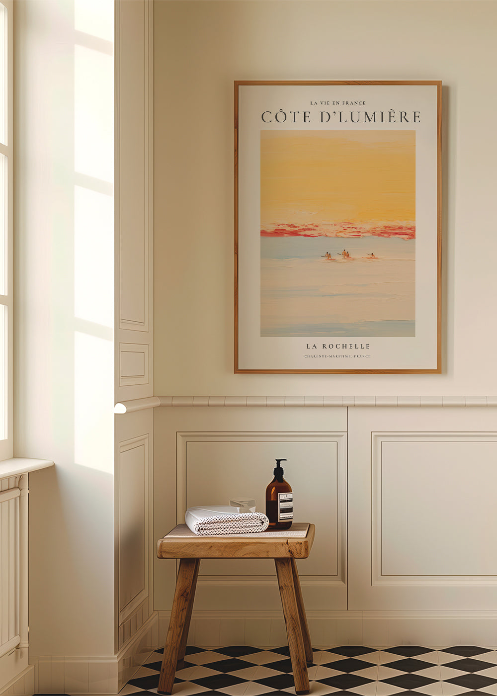 Kökskonst: Côte d'Lumière kustposter