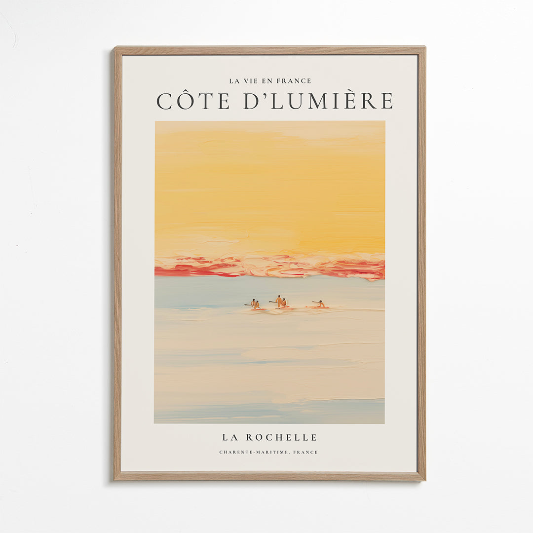 Kökskonst: Côte d'Lumière kustposter