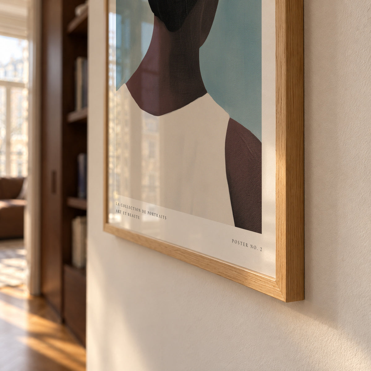 La collection de portraits - Poster No. 2 - Framed poster detail