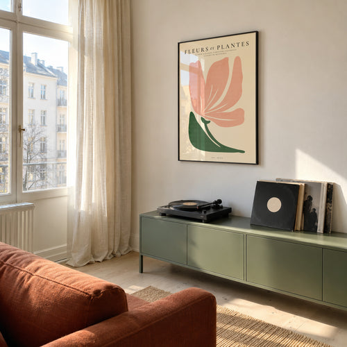 Botanical, Fleurs et plantes - Poster No. 3 - Framed poster in an interior