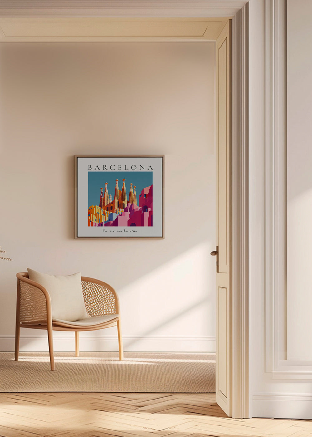 Kökskonst Sagrada Familia illustration