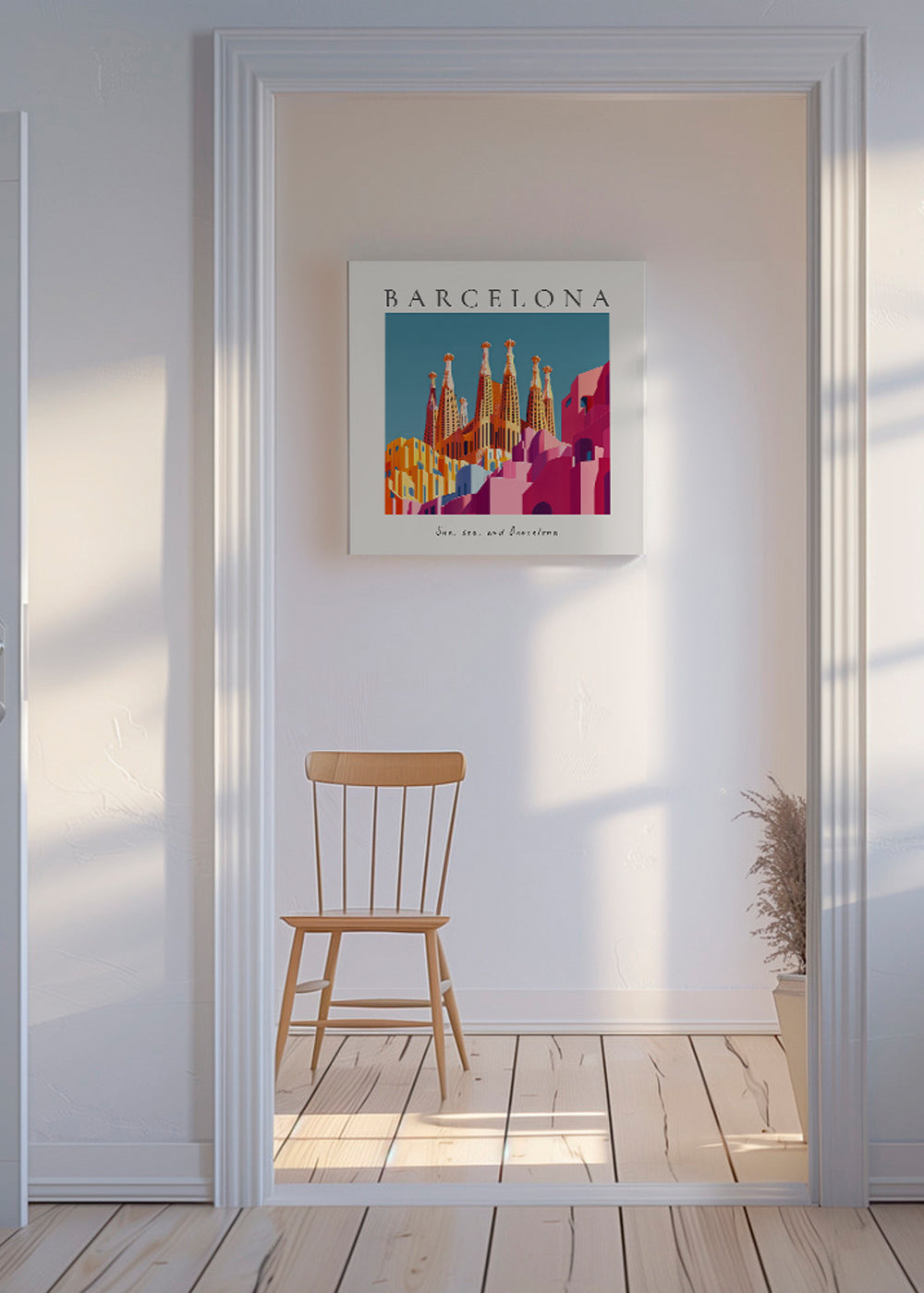 Kökskonst Sagrada Familia illustration