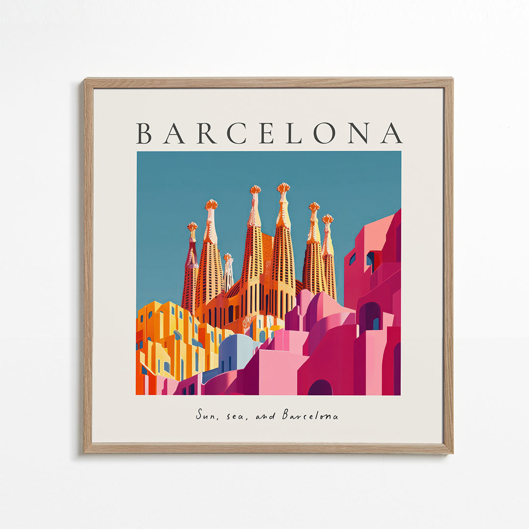 Kökskonst Sagrada Familia illustration