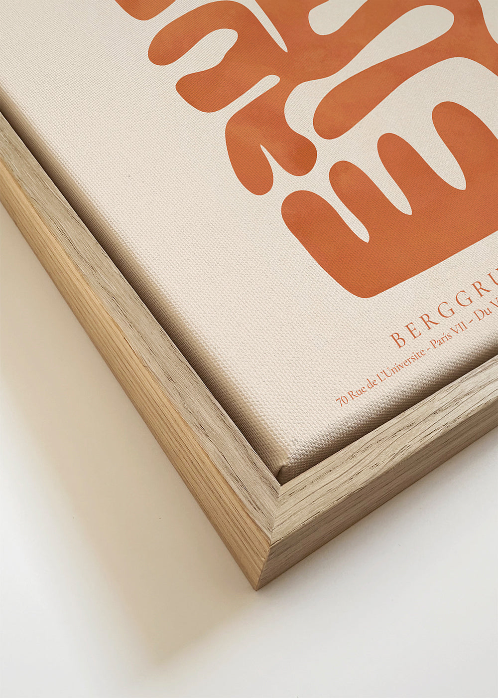 Abstrakt konst Matisse-inspirerade orange urklipp